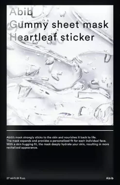 AbibHeartleaf Gummy Sheet Mask Heartleaf Sticker 10-Pack 27 g
