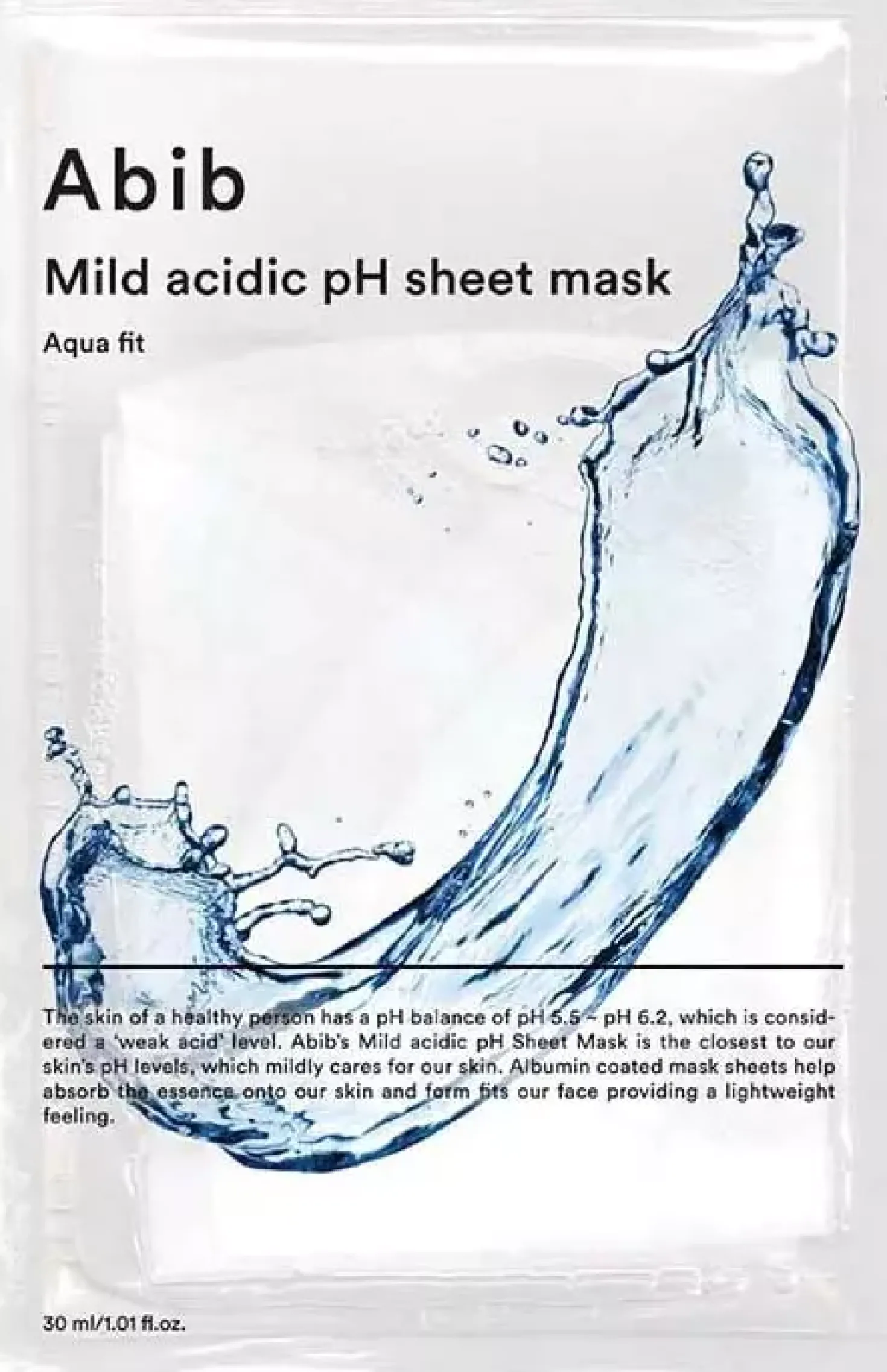 Abib Mild Acidic Ph Sheet Mask Aqua Fit 10-Pack 30 g