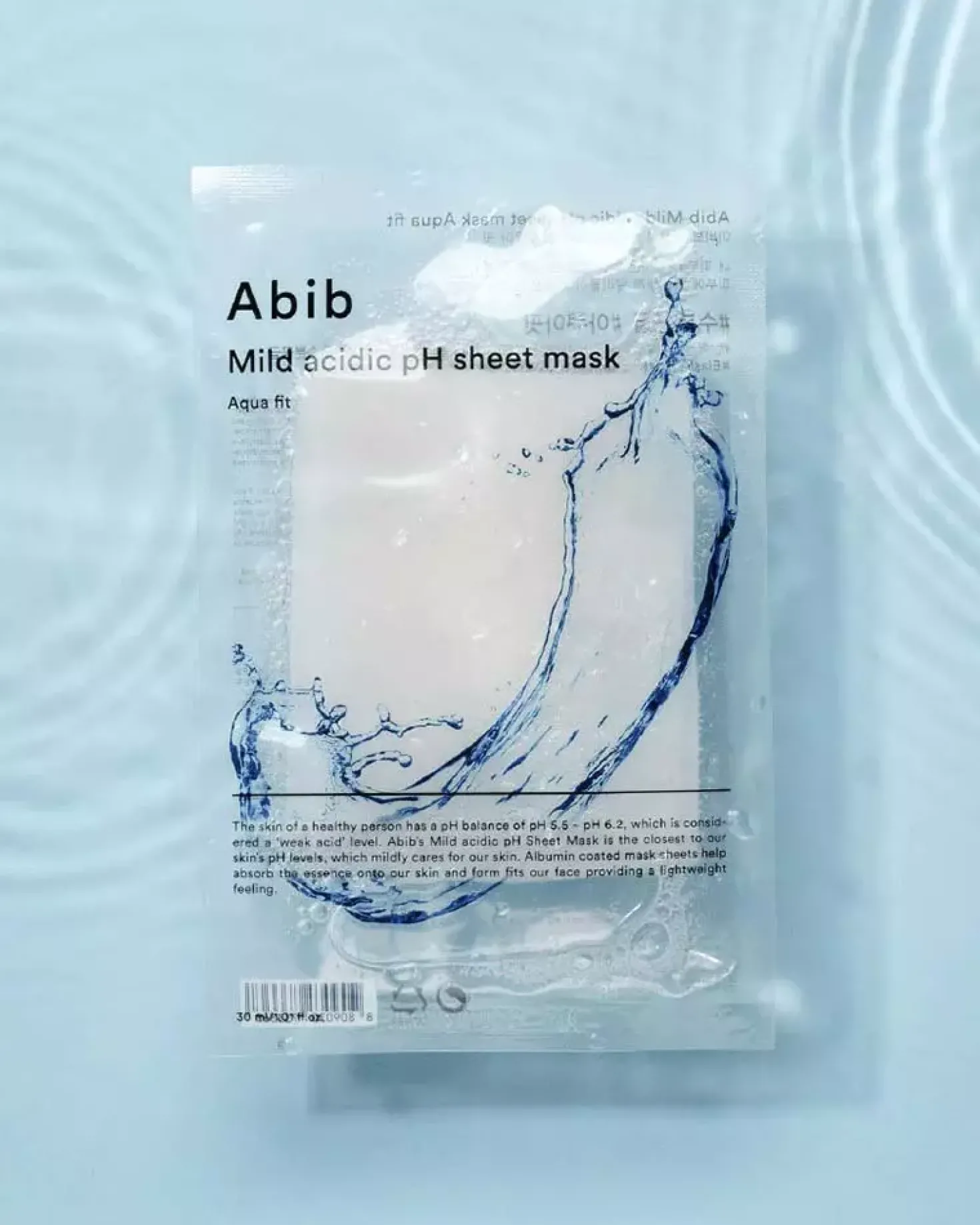 Abib Mild Acidic Ph Sheet Mask Aqua Fit 10-Pack 30 g