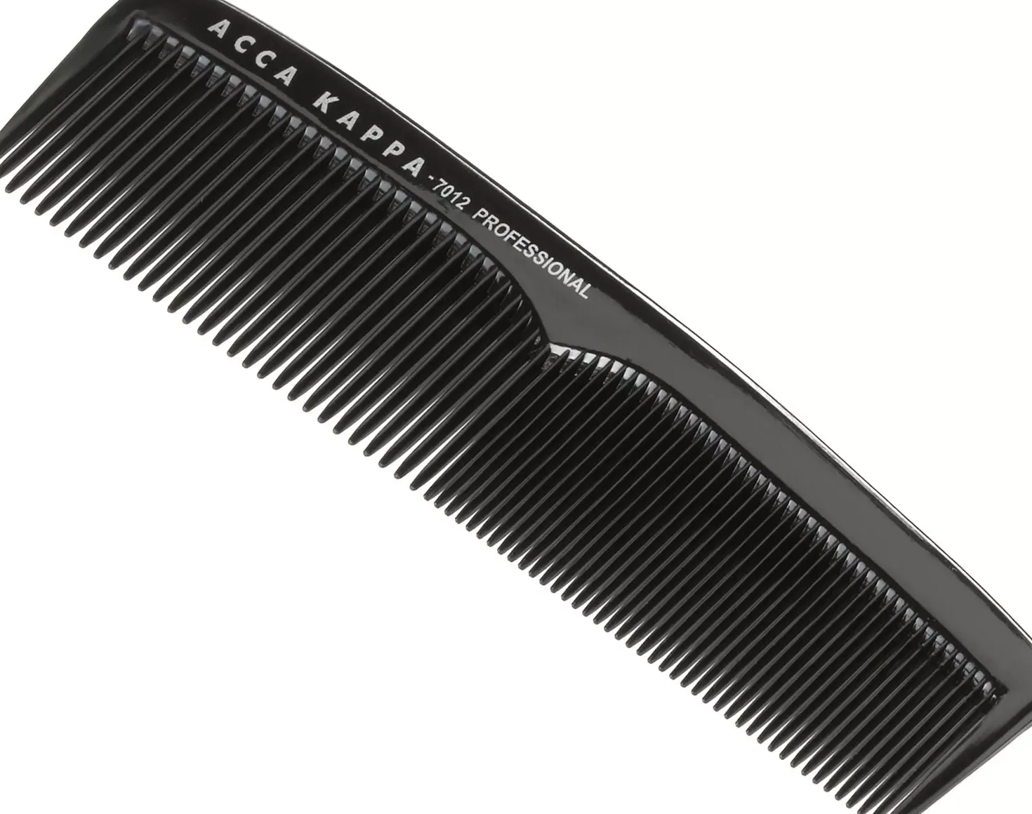 Acca KappaProfessional Fine Coarse Pocket Comb With Pouch – 7012 Black