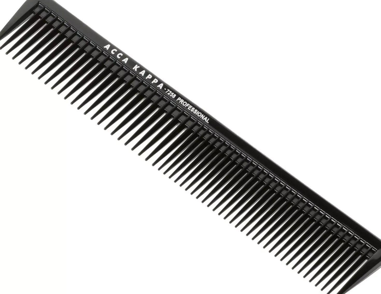 Acca KappaProfessional Fine Coarse Trimmning Comb 7258 Black