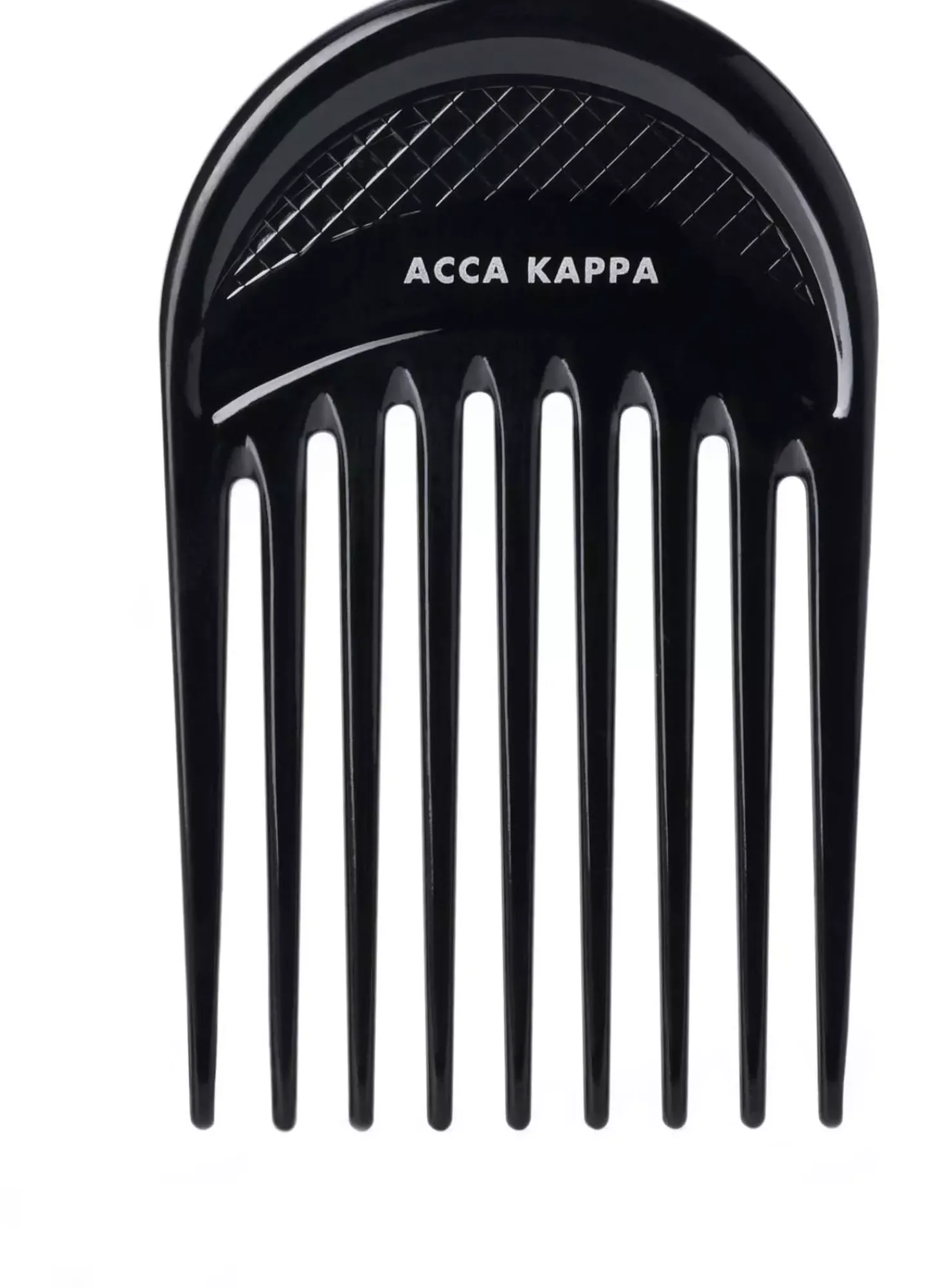 Acca KappaProfessional Round Afro Comb Styler – 7626 Black