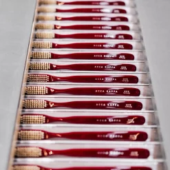 Acca Kappa Tooth Brush Vintage Medium Nylon Bristles White