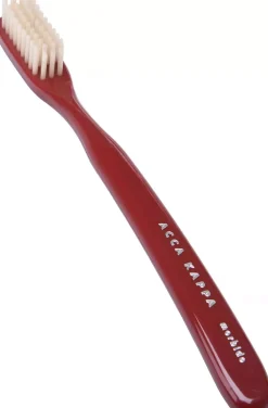 Acca Kappa Tooth Brush Vintage Medium Nylon Bristles White