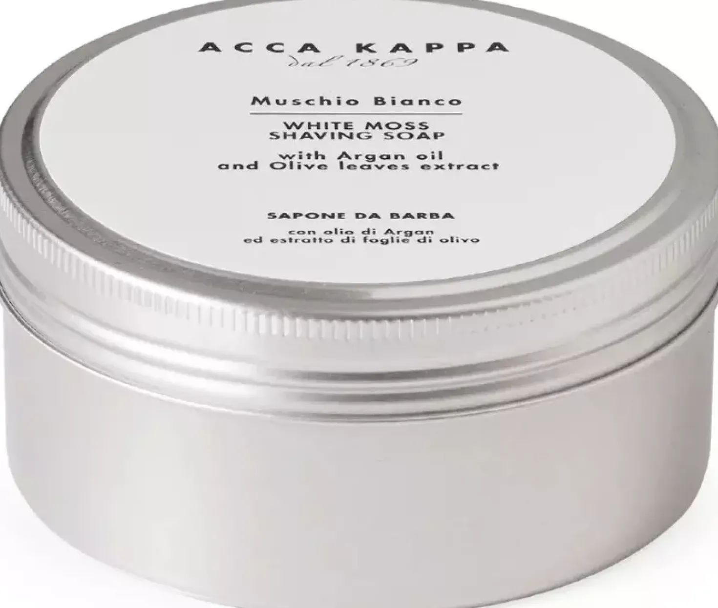 Acca KappaWhite Moss Shaving Soap 250 ml
