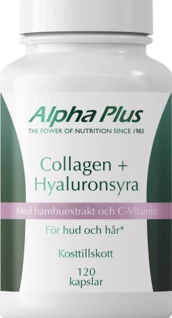 Alpha Plus Collagen + Hyaluronic Acid 120 Caps