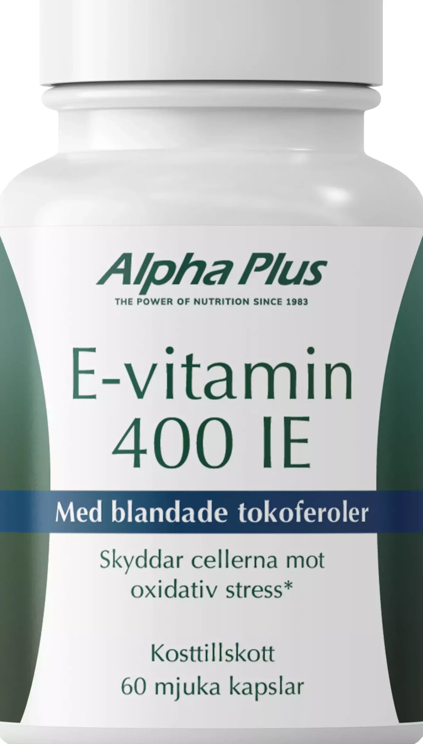 Alpha Plus E-vitamin 400 IE 60 Soft Caps