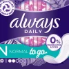 Always Daily Fresh Normal Wrapped Panty Liners 0% Fragrance
