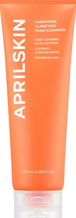 APRILSKIN Carrotene Clarifying Foam Cleanser 120 ml