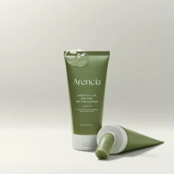 Arencia Green Tea + LHA Deep Pore Rice Cake Cleanser 150 g