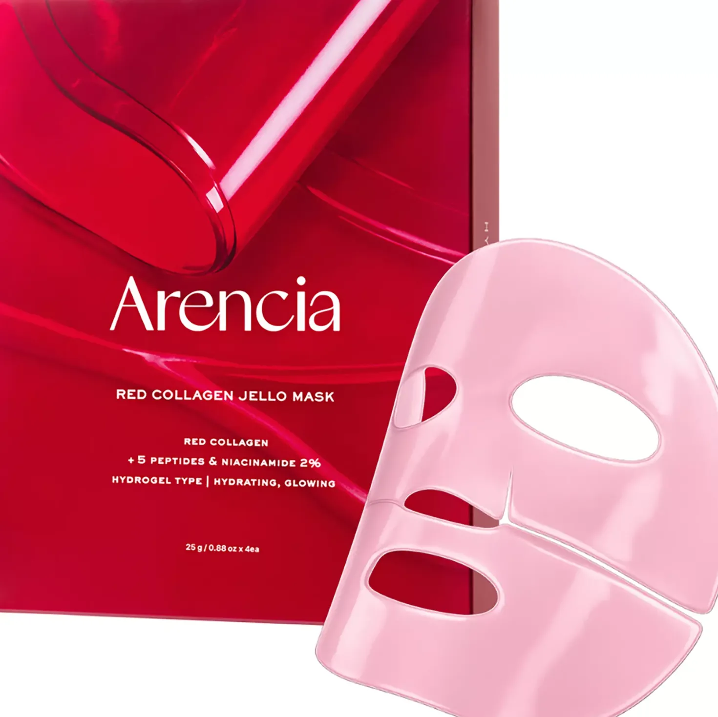Arencia Red Collagen Jello Mask 4 stk