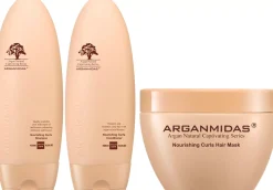 Arganmidas Nourishing Curls Bundle Shampoo 450 ml & Conditioner 450 ml & Mask 300 ml