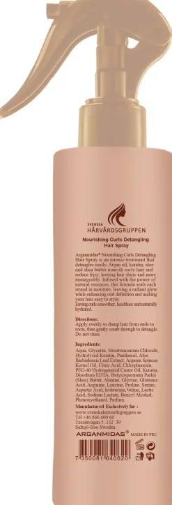 Arganmidas Nourishing Curls Detangling Hair Spray 250 ml