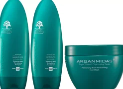 Arganmidas Rosemary Mint Revitalizing Bundle Shampoo 450 ml & Conditioner 450 ml & Mask 300 ml