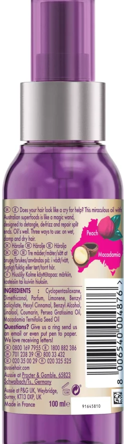 AussieSOS Save My Lengths! 3 I 1 Hair Oil 100 ml