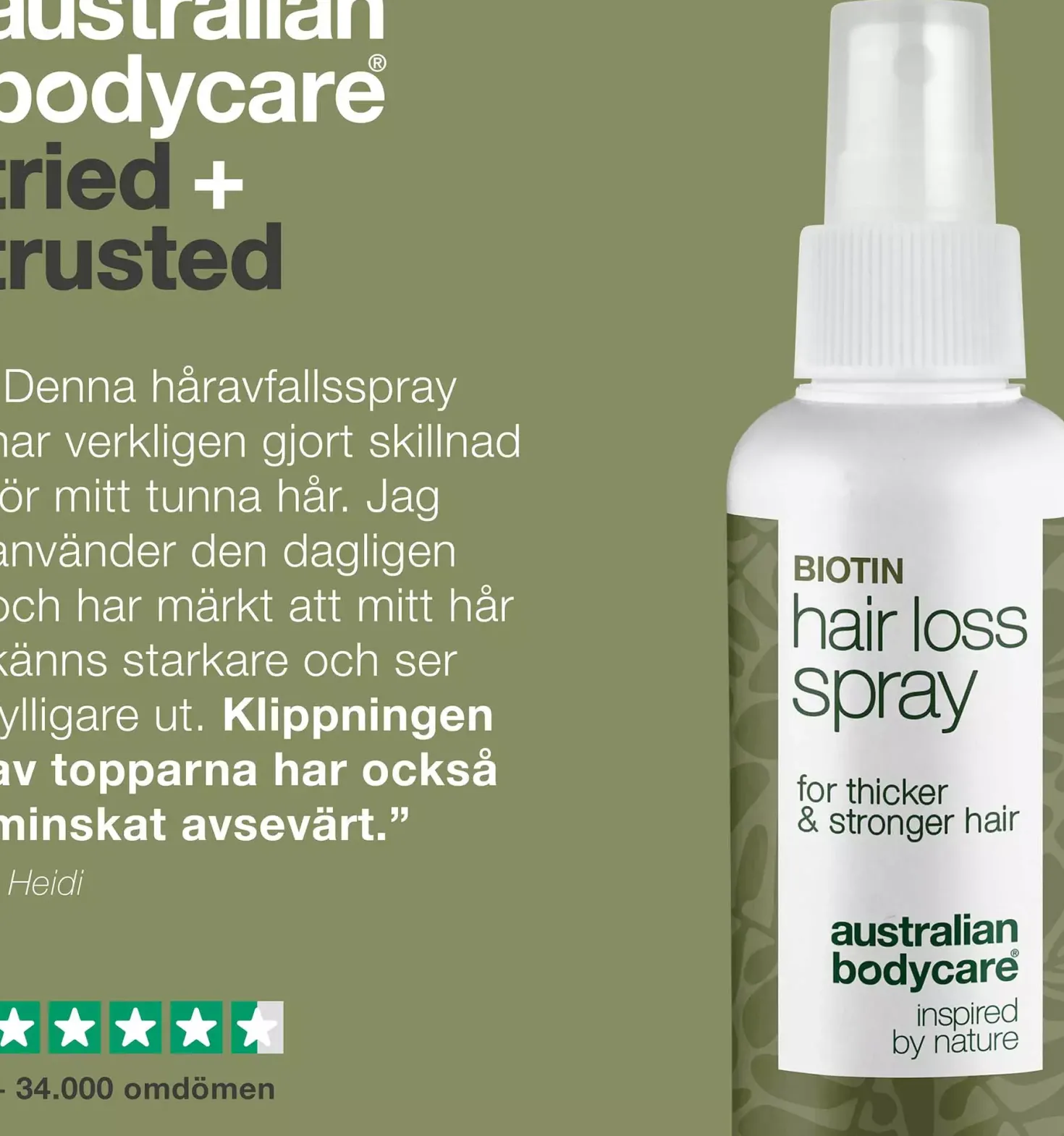 Australian Bodycare Hair Loss Spray 150 ml