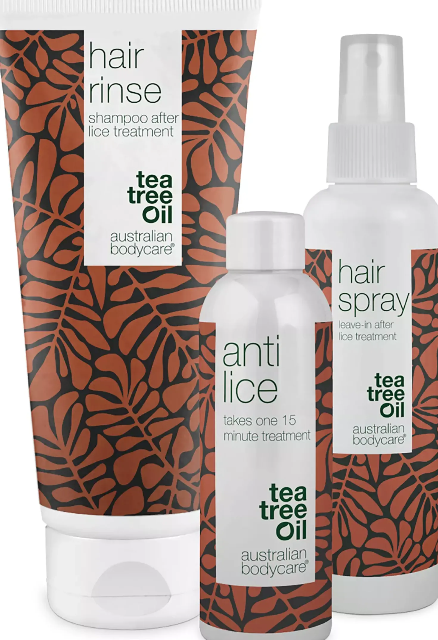 Australian Bodycare Head Lice kit - 3 piece lice treatment kit