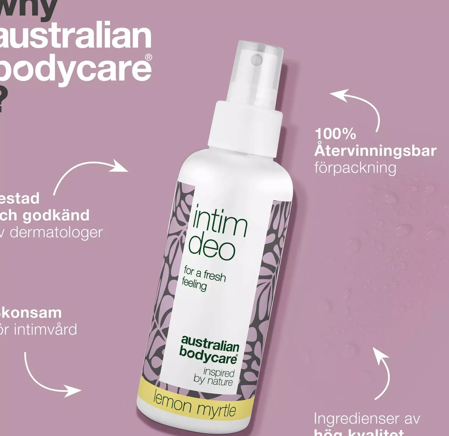 Australian Bodycare Intim Deo Lemon Myrtle 100 ml