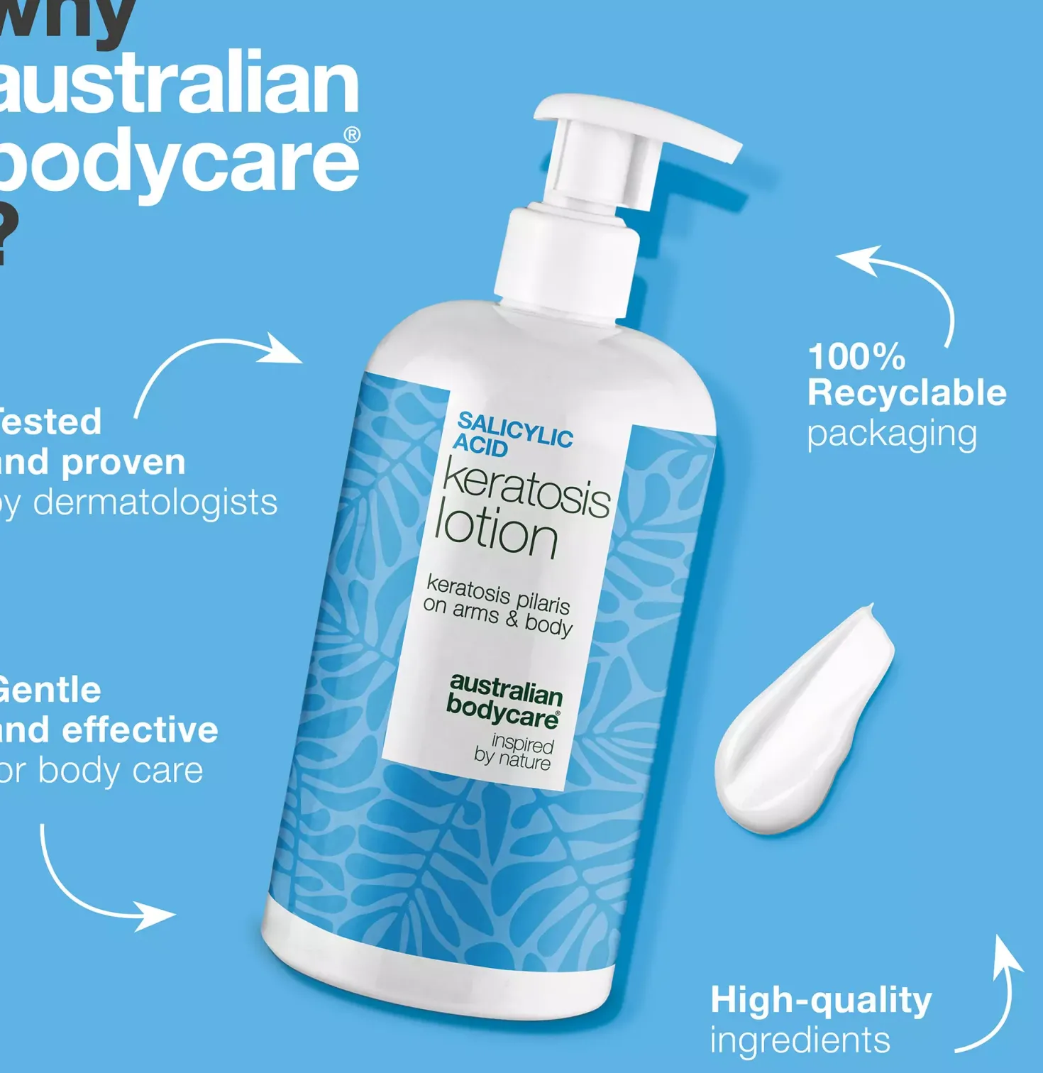 Australian Bodycare Salicylic Acid Keratosis Lotion 500 ml