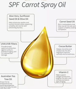 Australian Gold SPF 15 Carrot Intensifier Oil Spray 237 ml