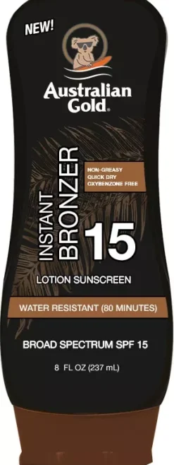 Australian Gold SPF15 Lotion With Bronzer 237 ml