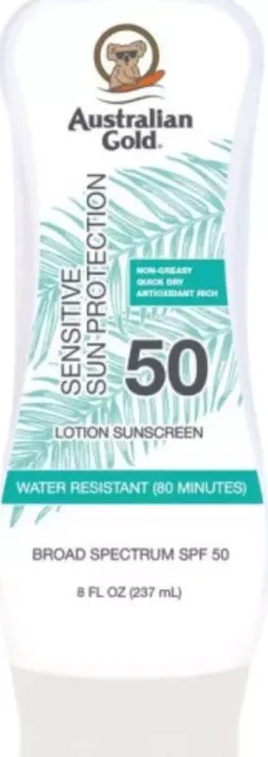 Australian Gold SPF 50 Sensitive Skin Lotion 237 ml