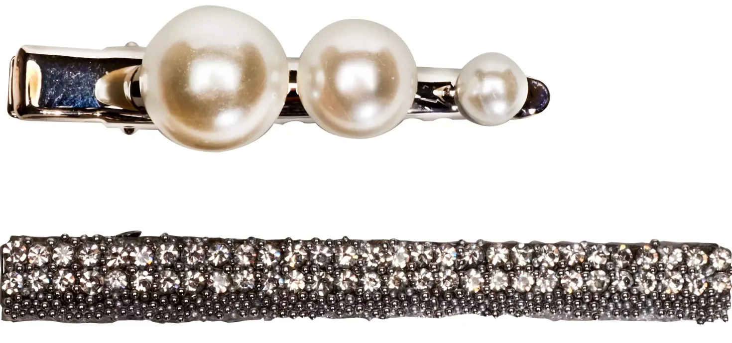 Avalea clip 1 pearls / 1 glitter