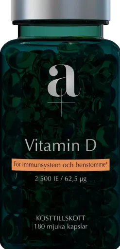 A+ Vitamin D 180 mjuka kapslar
