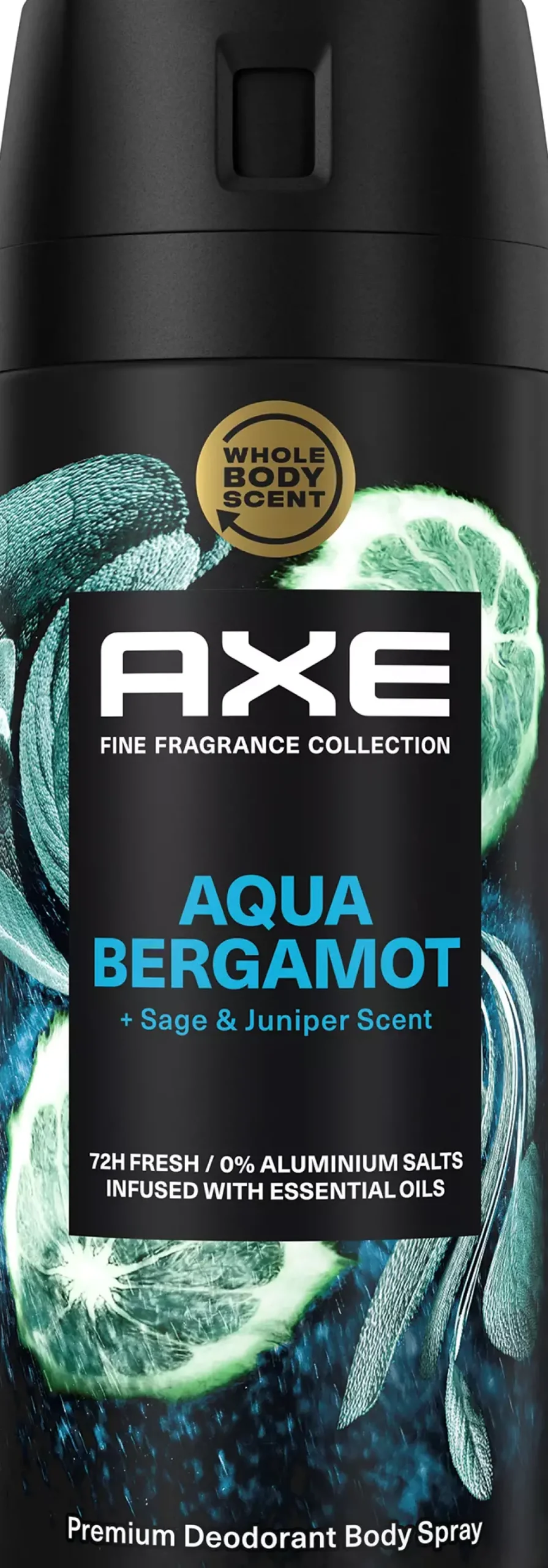 Axe 72h Fine Fragrance Aqua Bergamot Deodorant Bodyspray 150 ml