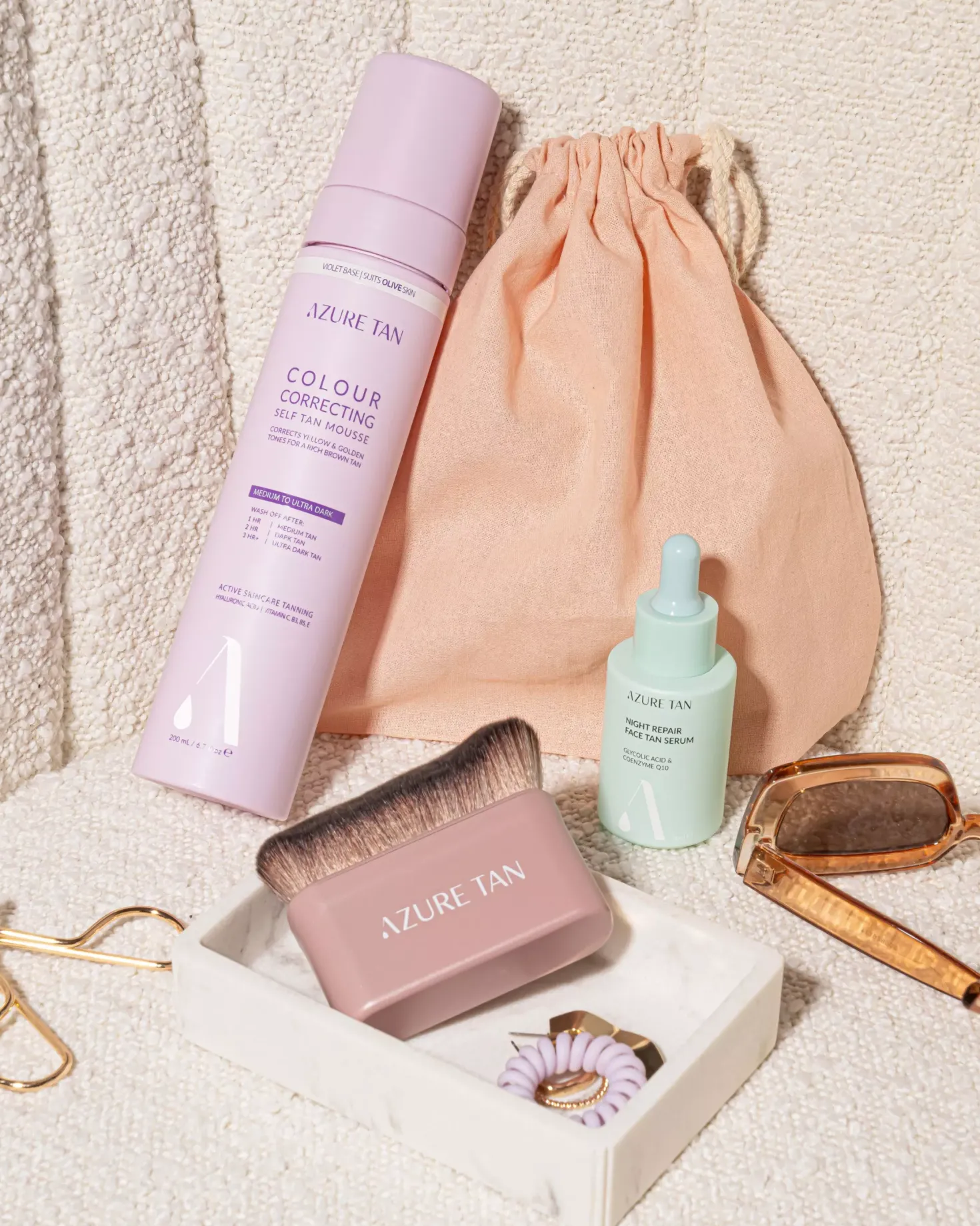 Azure Tan Tanbuki Blending Brush