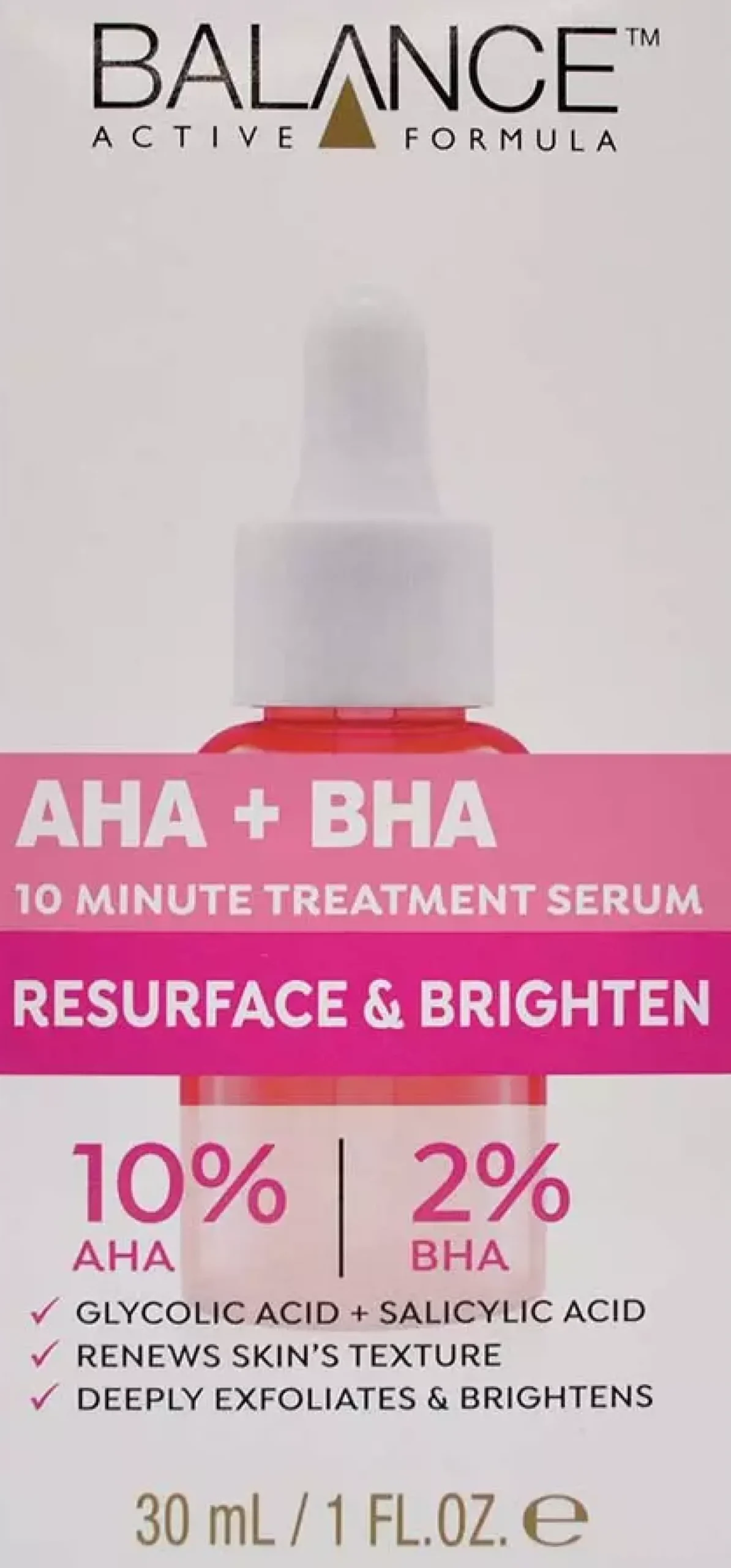 Balance Active Formula 10% AHA 2% BHA Serum 30 ml