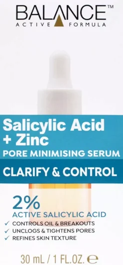 Balance Active Formula Salicylic Acid + Zinc Pore Minimising Serum 30 ml