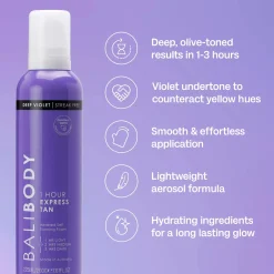 Bali Body Deep Violet Express Self Tan 225 ml