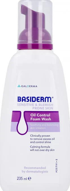 Basiderm Oil Control Foam Wash 236Ml