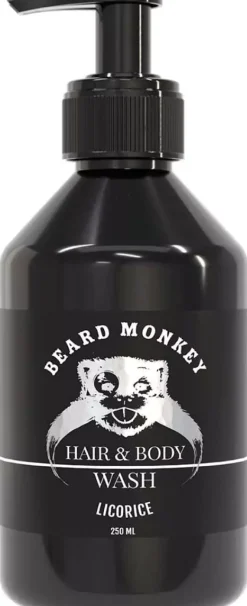 Beard Monkey Hair & Body Wash Licorice 250 ml
