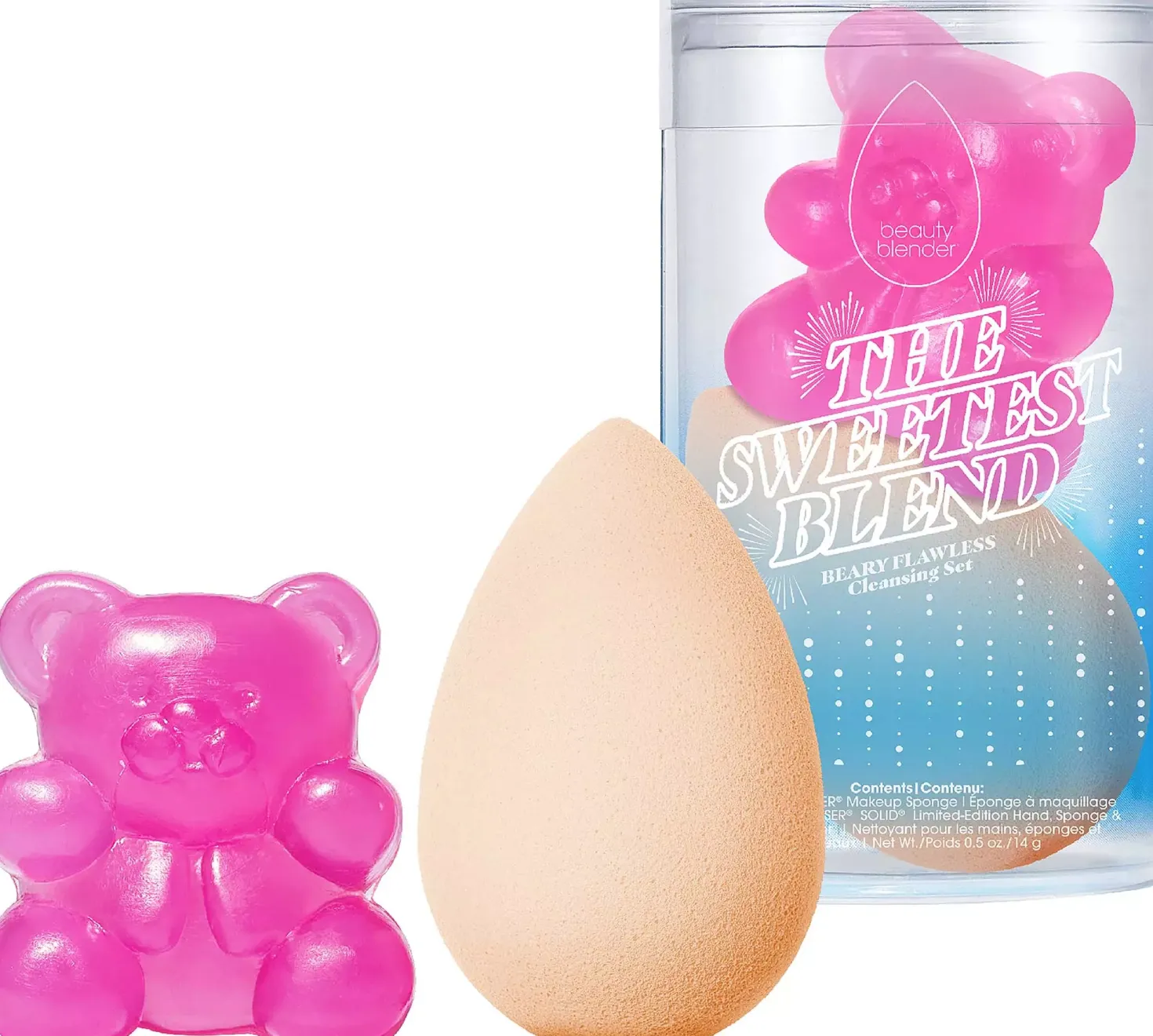 BeautyblenderThe Sweetest Blend Beary Flawless Blend & Cleanse Set