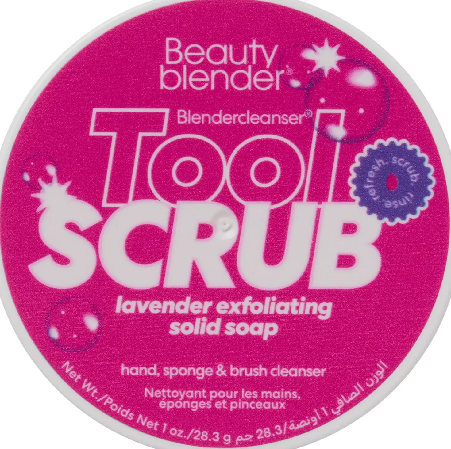 Beautyblender Toolscrub Hand, Sponge & Brush Cleanser Lavender 28,3 g