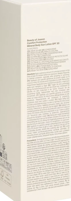 Beauty of Joseon Comfort Protection Mineral Body Sun Lotion SPF30 Face & Body 150 ml