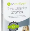 Beconfident Teeth Whitening X3 Strips, 5 days 10 strips