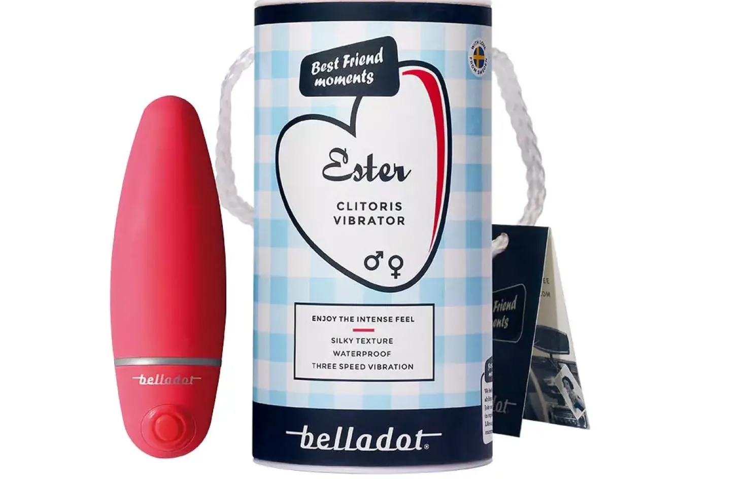 Belladot Ester Clitoris Vibrator Red