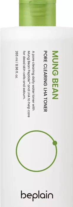 BeplainMung Bean Pore Clearing LHA Toner 265 ml