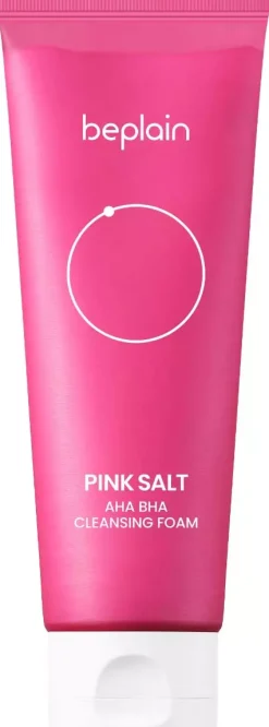 Beplain Pink Salt AHA BHA Cleansing Foam 120 ml