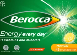 Berocca Energy Mango 45 stk