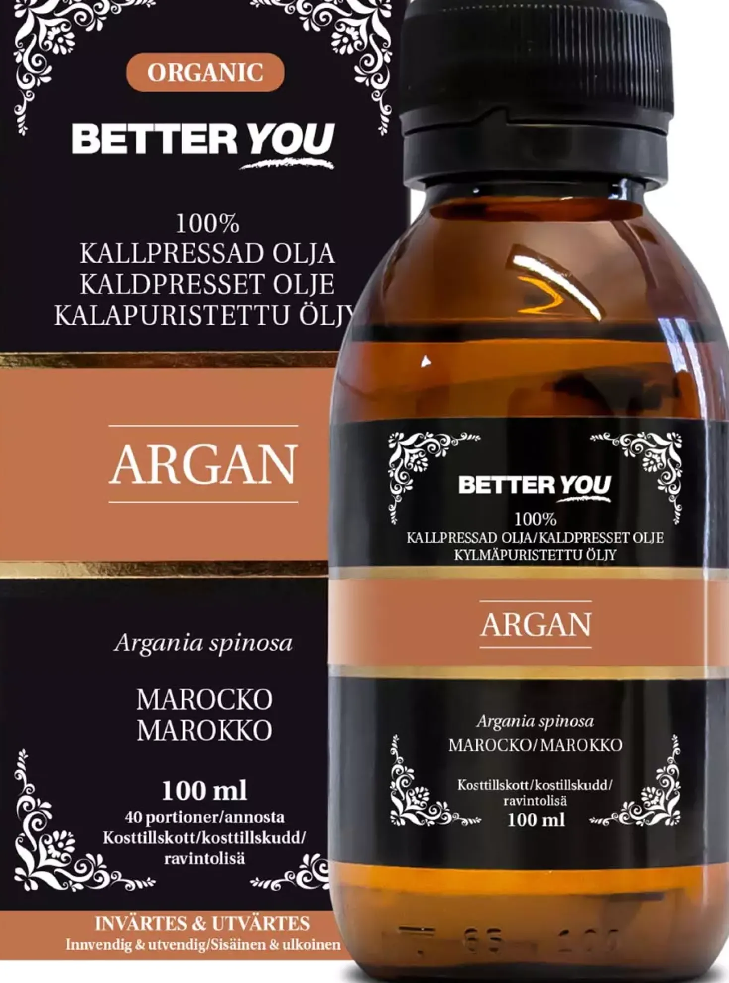 Better You Arganolja EKO Kallpressad 100 ml