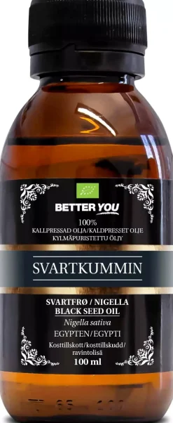 Better YouEKO Kallpressad Svartkumminolja 100 ml