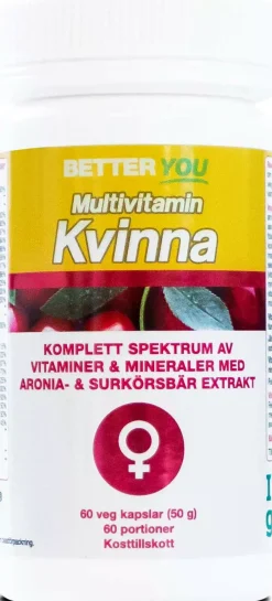 Better You Multivitamin Kvinna 60 stk