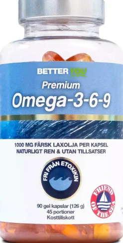 Better You Premium Omega-3 90 stk