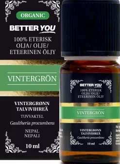 Better You Vintergrönolja EKO Eterisk 10 ml