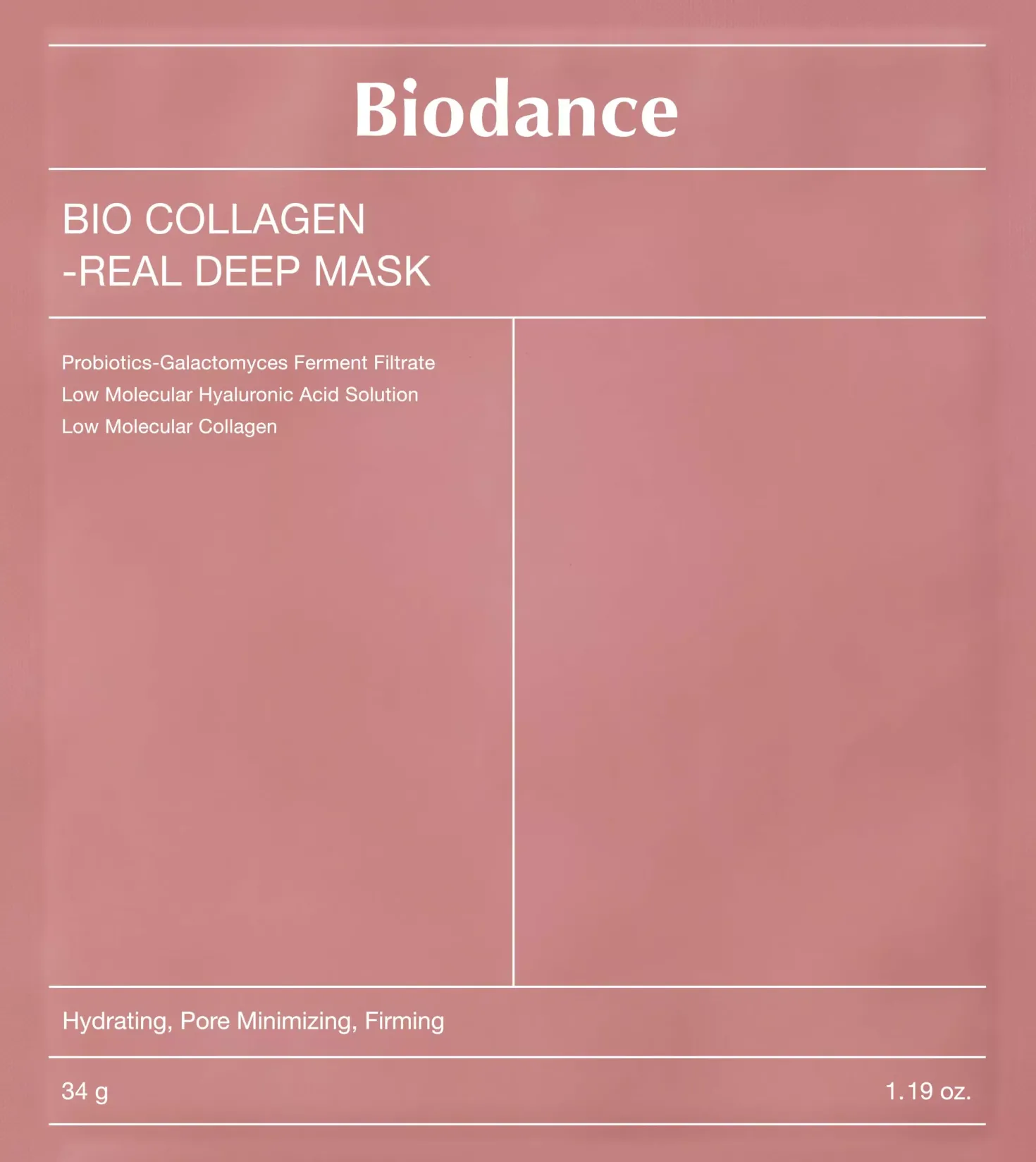 Biodance Bio-Collagen Real Deep Mask 34 g x 2
