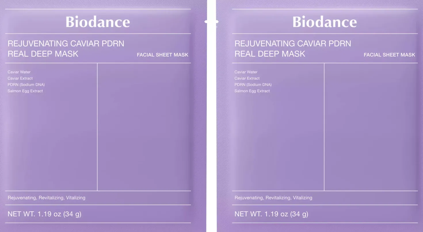Biodance Rejuvenating Caviar PDRN Real Deep Mask 34 g x 2